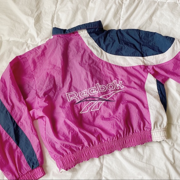 Vintage Tops - Vintage 90’s Reebok Cropped Windbreak